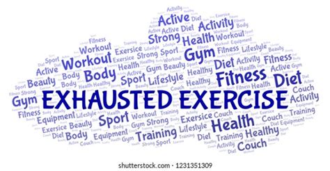 Exercise Partner Word Cloud Stock Illustration 1239155800 Shutterstock