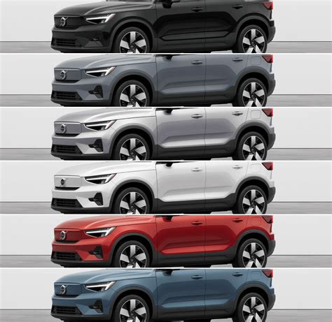 Volvo C40 Recharge Colors: Exterior & Interior Options