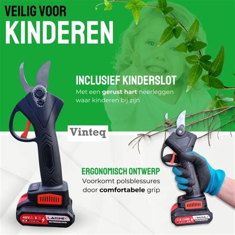 Vinteq Elektrische Snoeischaar Accu Snoeischaar Incl Koffer 2