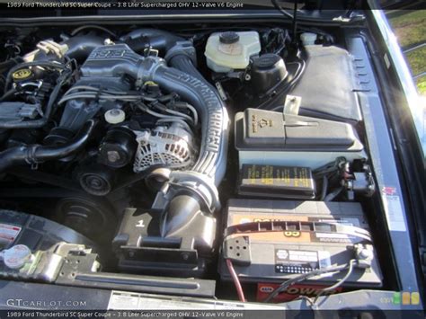 3 8 Liter Supercharged OHV 12 Valve V6 Engine For The 1989 Ford