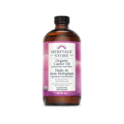 Buy Heritage Store Organic Castor Oil 473ml For 2999 Lifeplus