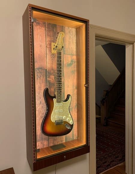 Homemade Guitar Display Case Resnooze