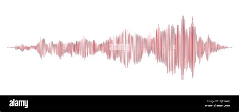 Seismograph Measurement Or Lie Detector Graph Seismic Measurements With Data Record Vector