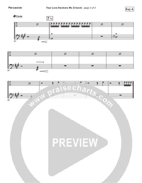 Your Love Awakens Me Choral Anthem Satb Percussion Sheet Music Pdf