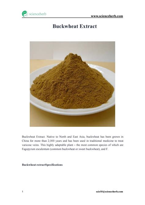 Everything You Need To Know About Buckwheat Extract By Aasraw Issuu