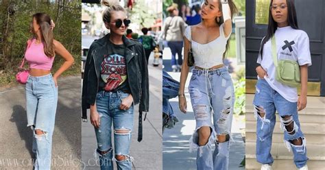 Ripped Jeans Outfit Ideas 29 Street Style Looks Stylecaster Atelier Yuwaciaojp