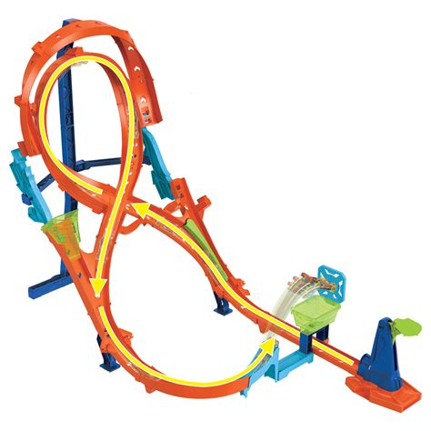 Best Buy Hot Wheels Vertical Figure 8 Jump Track Set HMB15