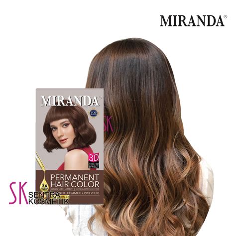 Miranda Hair Color Brown Mc 9 Cat Rambut Miranda Warna Coklat Lazada Indonesia