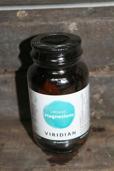 Viridian Organic Magnesium 30 Capsules Organically Speaking Shop