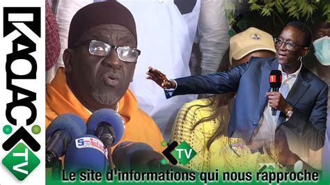 Présidentielle 2024 Cheikh Oumar Sy Djiamil Porte Son Choix Sur