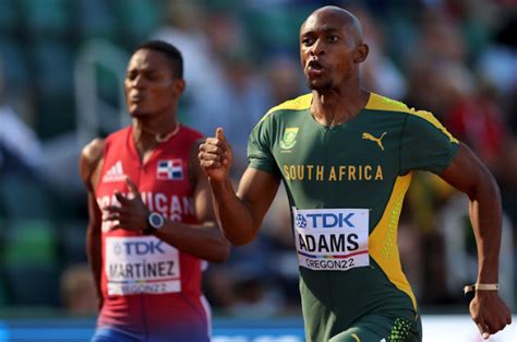 Two South African Mens Sprinters Qualified For The 200m Semi Finals At