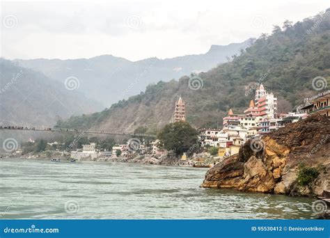 Beautiful View Of Rishikesh And Ganga River Uttarakhand India