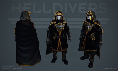 ArtStation - HELLDIVERS - Armor Sets, Skarfox Studios | Armaduras ...