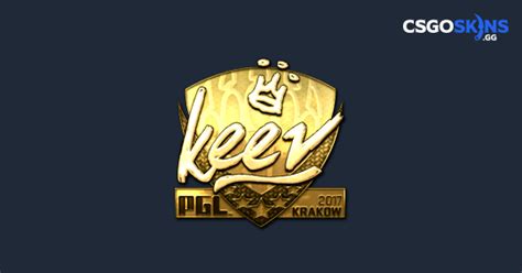 Sticker Keev Gold Krakow Csgoskins Gg