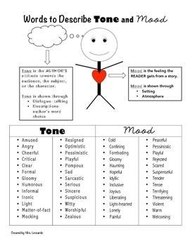 Students Can Use This Handout To Help Them Remember Words To Describe