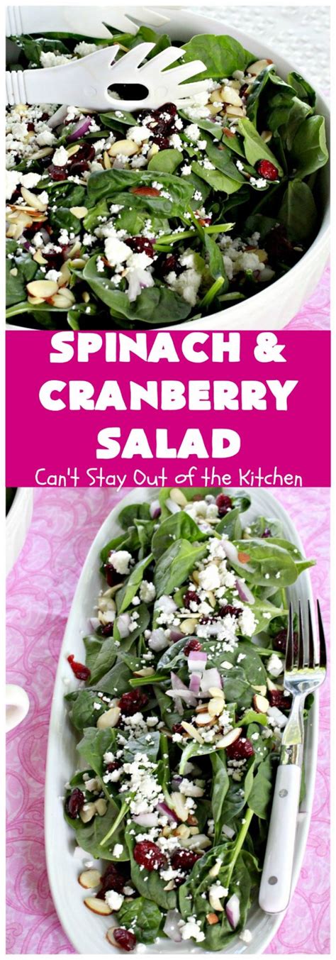 Spinach And Cranberry Salad Can T Stay Out Of The Kitchen