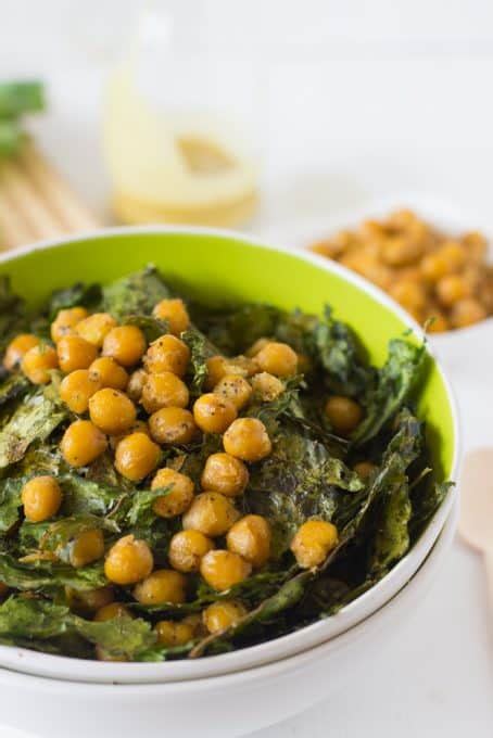 Crunchy Kale And Chickpea Salad Jessica In The Kitchen