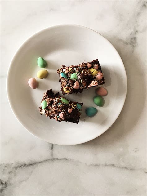 Delicious Cadbury Mini Eggs Brownies