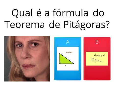 Teorema De Pitágoras Questionário