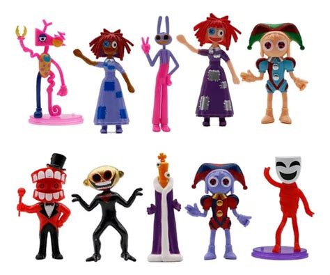 10pcs The Amazing Digital Circus Jax Pomni Figura Juguete Meses Sin Intereses