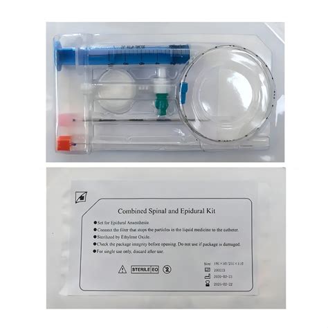 Combined Spinal Epidural Anesthesia Kit Mini Kit China Epidural