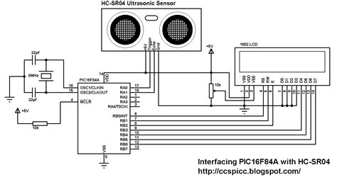 Pic F A With Hc Sr Ultrasonic Sensor Example