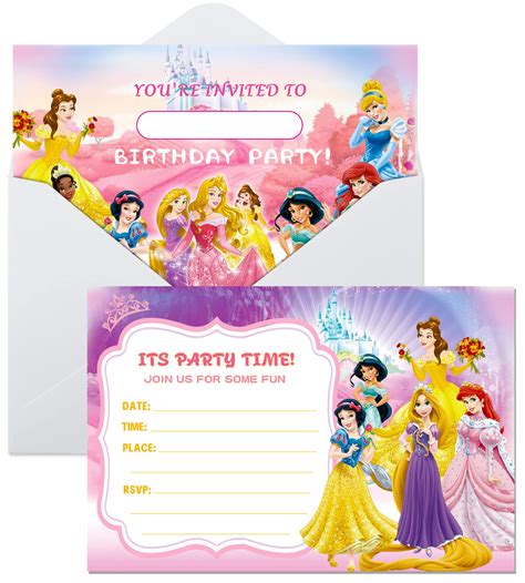 Princess Invitation Backgrounds