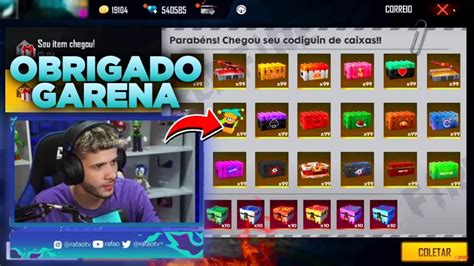 Raf O Chora Em Live Ao Resgatar Recompensas Da Garena Youtube