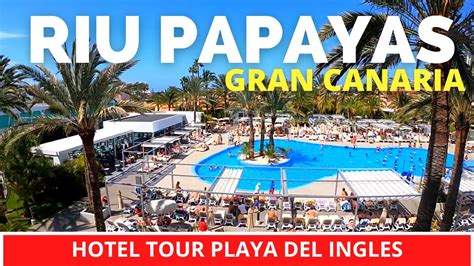 RIU PAPAYAS Hotel Playa Del Ingles Gran Canaria Spain YouTube