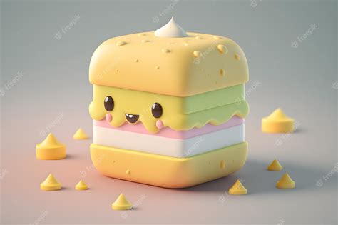 Premium Photo | A cartoon sandwich with a face that says'sandwich'on it