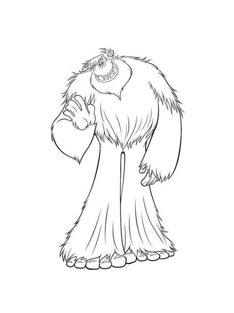 Free Printable Bigfoot Coloring Pages