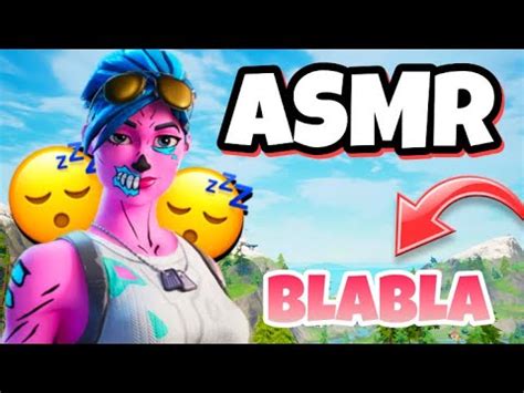 ASMR Français BLABLA et chuchotements proche du micro sur Fortnite