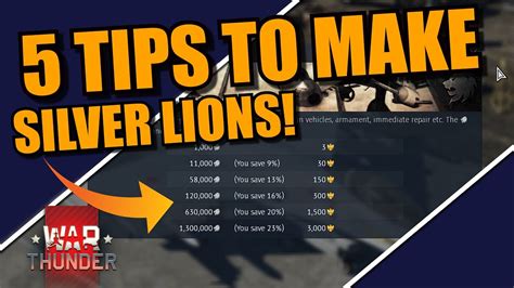 War Thunder HOW TO GET MONEY 5 MAJOR TIPS That You NEED To Know To GET