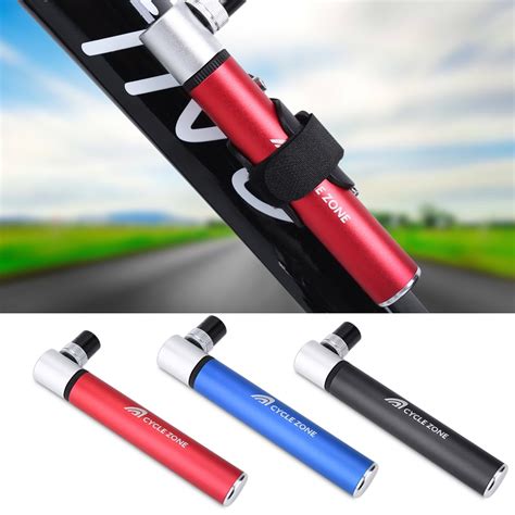 WALFRONT Portable Mini Bicycle Inflator Tire Pump Bike Air Cycling Tyre Hand Pressure, Portable ...