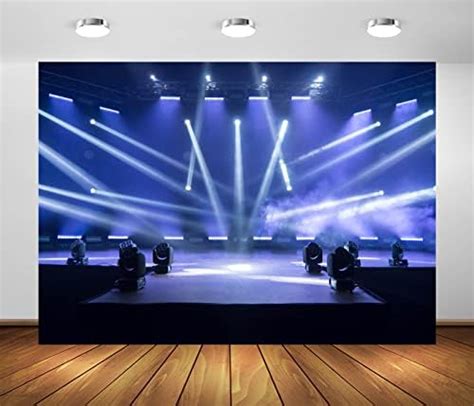 Amazon BELECO 7x5ft Fabric Music Concert Stage Backdrop Music