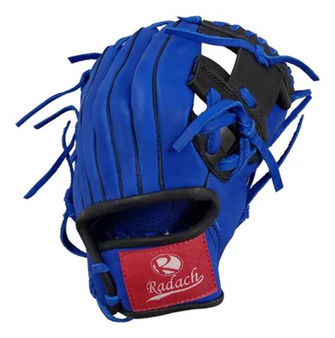 Guante De B Isbol Radach Pro Derecho Azul Negro