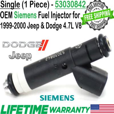 Genuine Flow Matched Siemens Deka X1 Fuel Injector For 2000 Dodge