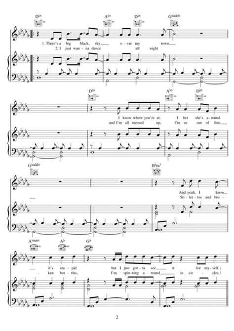 Dancing On My Own By Calum Scott Piano Vocal Guitar Digital Sheet