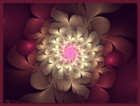 My Rose By Golubaja Fractal Art Fractals Art Wallpaper