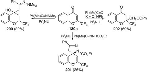 Scheme 64 Reactions Of 130a With Hydrazones Acetophenone Anil And