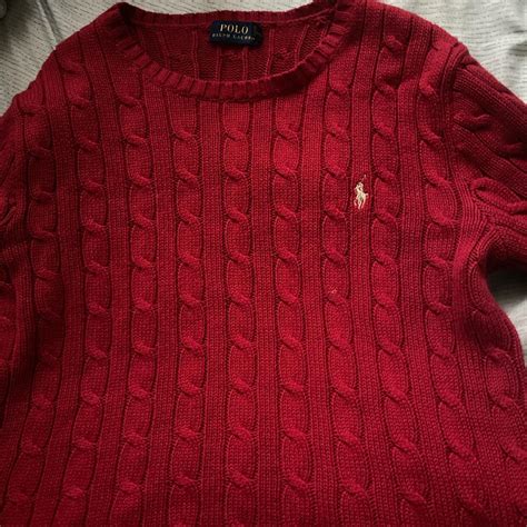 Nwt Red Polo Sweater Polo Smallfiting Cochette Depop