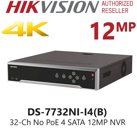 ĐẦU GHI HÌNH CAMERA IP 32 KÊNH HIKVISION DS 7732NI I4 B 12MP ULTRA HD