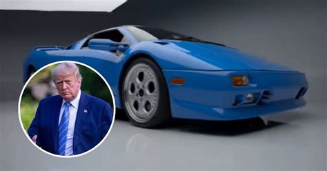 Donald Trump S Iconic 1997 Lamborghini Diablo Set To Bring In Record