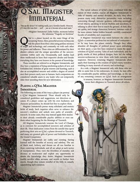 Q Sal Magister Immaterial Warhammer 40K Tome Of Fate Warhammer