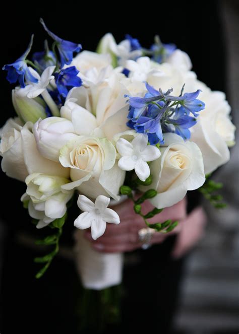 Blue Tulips Bouquet