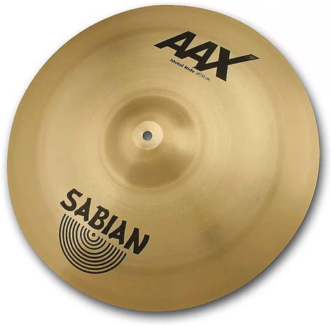 Sabian Aax Metal Ride Cymbal Reverb