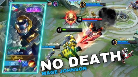 Mage Johnson Flameshot 🔥 No Death 😳 Enemy Cant Outrun Johnsons