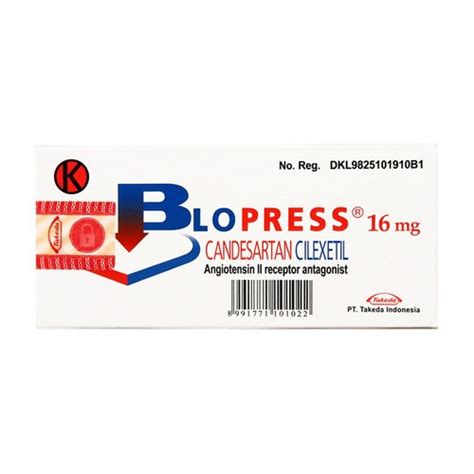 Blopress Mg Box Tablet Kegunaan Efek Samping Dosis Dan Aturan