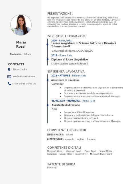 Cv Europass Gratis © Modello Europeo 2024 Download Online
