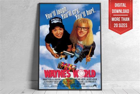 Wayne's World Poster Wayne's World Movie Classic | Etsy